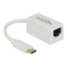 Delock - Síťový adaptér - USB 3.1 Gen 1 - Gigabit Ethernet x 1 - bílá 65906