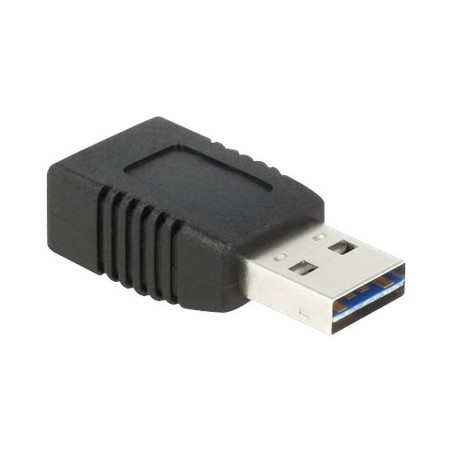 Delock Easy - USB adaptér - USB (M) do USB (pouze napájení) (F) - USB 2.0 - černá