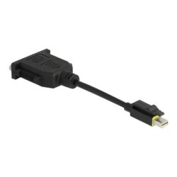 Delock - Video adaptér - jeden spoj - Mini DisplayPort (M) s jazýčkem do DVI-I (F) - DisplayPort 1.1 - 15 cm - neobsahuje