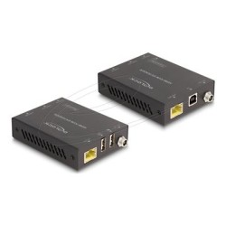 Delock - Vysílac a prijímac - KVM / zvuk / prodlužovac USB - HDMI - pres CAT 6 - USB - až 70 m