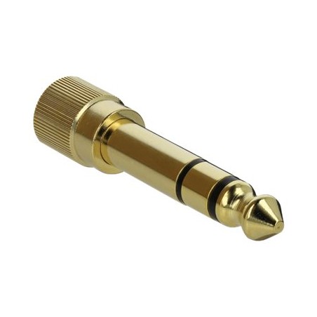 Delock - Audio adaptér - mini-phone stereo 3.5 mm se zdířkami (female) do stereo jack se zdířkami (female)