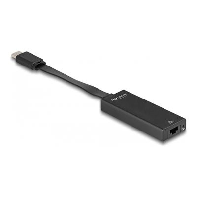 Delock - Sítový adaptér - USB-C 3.2 Gen 1 - Gigabit Ethernet x 1 - cerná