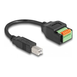 Delock - USB adaptér - terminál s 5 piny do USB typ B (M) - USB 2.0 - 15 cm - cerná