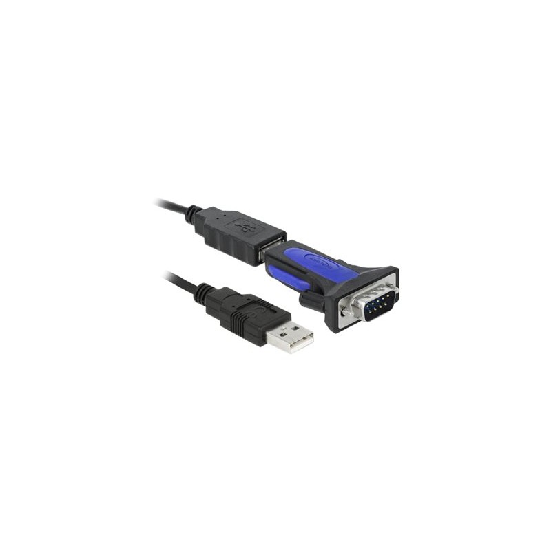 Delock - Souprava sériových kabelů - 80 cm - černá