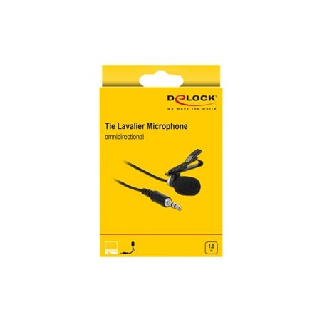 Delock Tie Lavalier Microphone Omnidirectional - Mikrofon