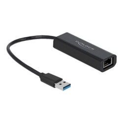 Delock - Síťový adaptér - USB 3.1 Gen 1 - 100M/1G/2.5G Gigabit Ethernet - černá