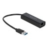 Delock - Síťový adaptér - USB 3.1 Gen 1 - 100M/1G/2.5G Gigabit Ethernet - černá