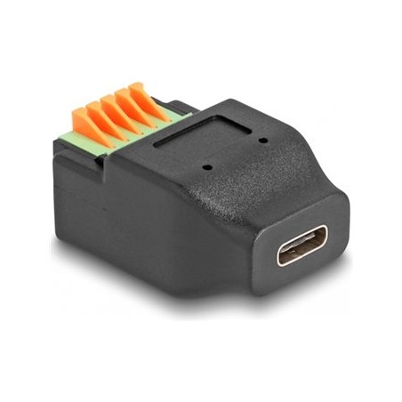 Delock - USB adaptér - terminál s 5 piny do 24 pin USB-C (F) - USB 2.0 - cerná