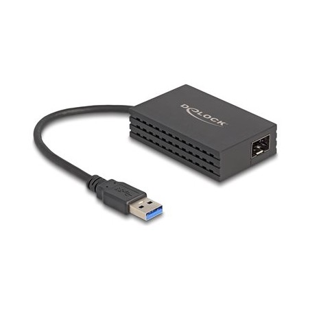 Delock - Sítový adaptér - USB 3.0 - Gigabit SFP x 1 - cerná