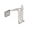 Delock - Modulární držák vložky - with labelling field 1 port, metal - montáž na kolejnici DIN