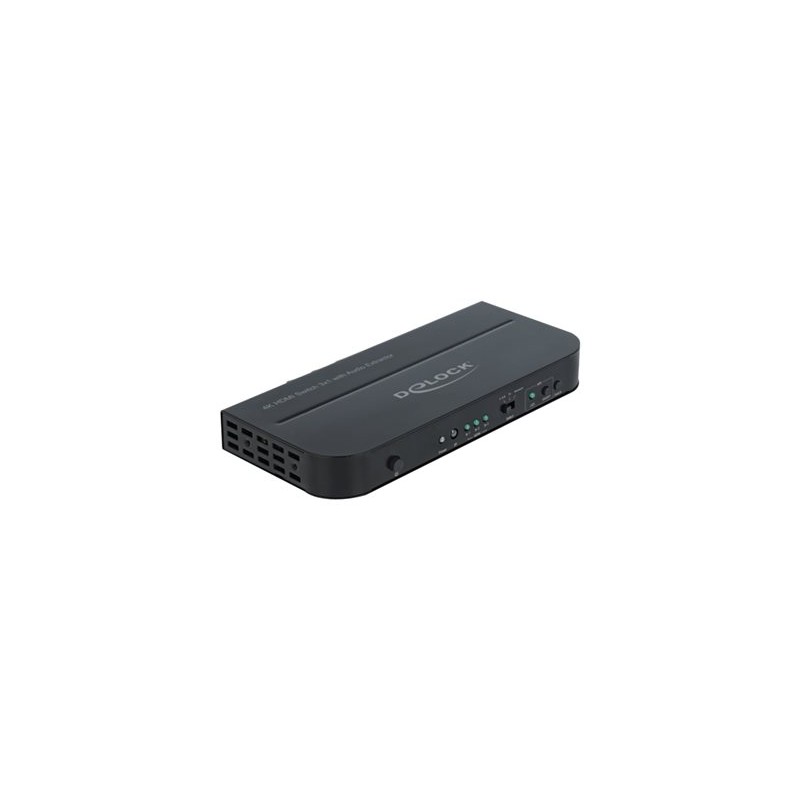 Delock - Spínač video/audio - 3 x HDMI - desktop