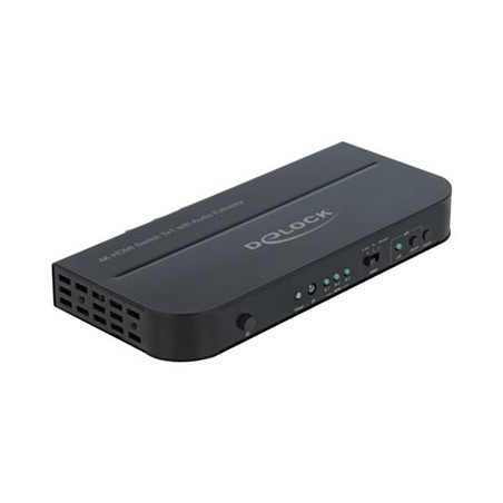 Delock - Spínač video/audio - 3 x HDMI - desktop