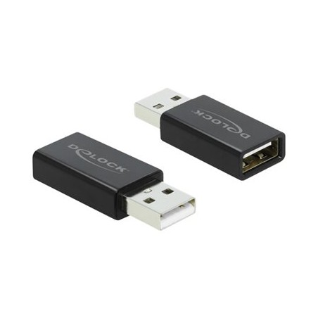 Delock - USB blokování dat - cerná