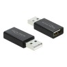 Delock - USB blokování dat - cerná