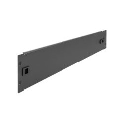 Delock Network Cabinet Blind Cover - Slepý krycí panel regálu - černá - 2U - 19"