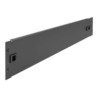 Delock Network Cabinet Blind Cover - Slepý krycí panel regálu - černá - 2U - 19"