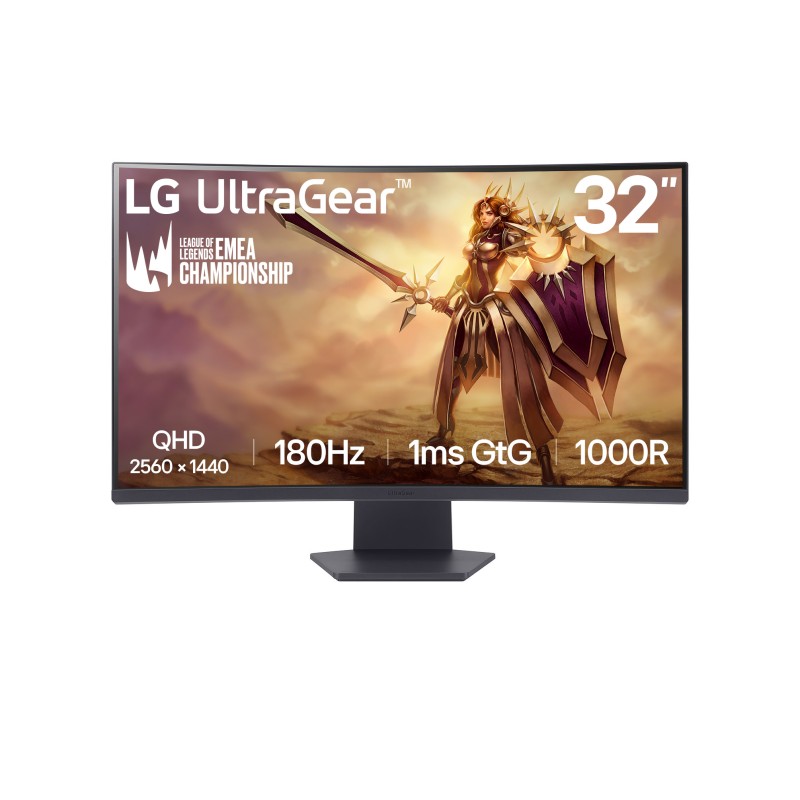 LG UltraGear/32GS60QC-B/32"/VA/QHD/180Hz/1ms/Black/2R