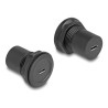 Delock - USB adaptér - mini-USB Type B (F) do mini-USB Type B (F) - cerná