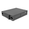 Delock - Patch panel (záslepný) - bez okna pro zobrazení - SC X 48, LC X 96 - tmave šedá - 2U - 19"
