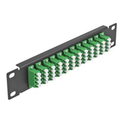 10 Fiber Optic Patch Panel 12 Port LC Q, 10 Fiber Optic Patch Panel 12 Port LC Q 66777