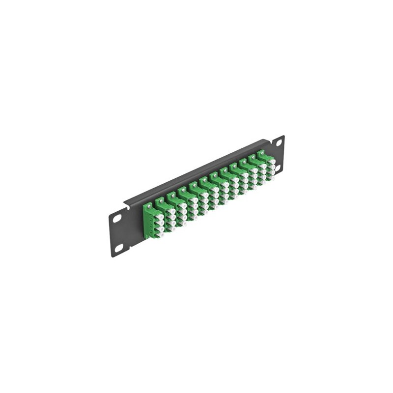 10 Fiber Optic Patch Panel 12 Port LC Q, 10 Fiber Optic Patch Panel 12 Port LC Q 66777