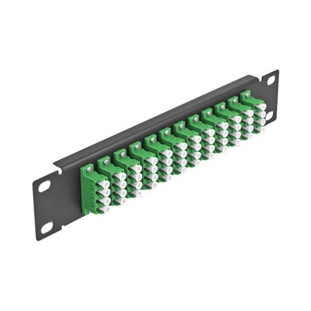 10 Fiber Optic Patch Panel 12 Port LC Q, 10 Fiber Optic Patch Panel 12 Port LC Q 66777