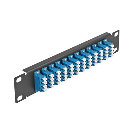 10 Fiber Optic Patch Panel 12 Port LC Q, 10 Fiber Optic Patch Panel 12 Port LC Q 66776