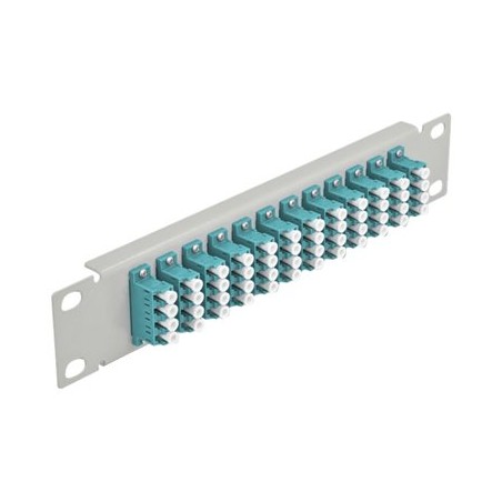 10 Fiber Optic Patch Panel 12 Port LC Q, 10 Fiber Optic Patch Panel 12 Port LC Q 66799