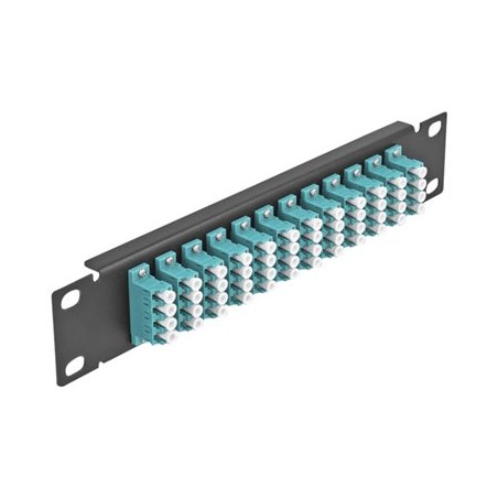 10 Fiber Optic Patch Panel 12 Port LC Q, 10 Fiber Optic Patch Panel 12 Port LC Q 66779