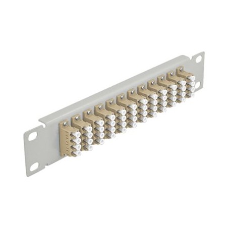 10 Fiber Optic Patch Panel 12 Port LC Q, 10 Fiber Optic Patch Panel 12 Port LC Q 66798