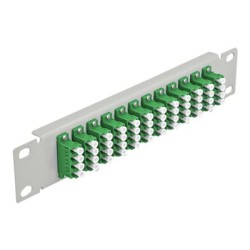 10 Fiber Optic Patch Panel 12 Port LC Q, 10 Fiber Optic Patch Panel 12 Port LC Q 66797