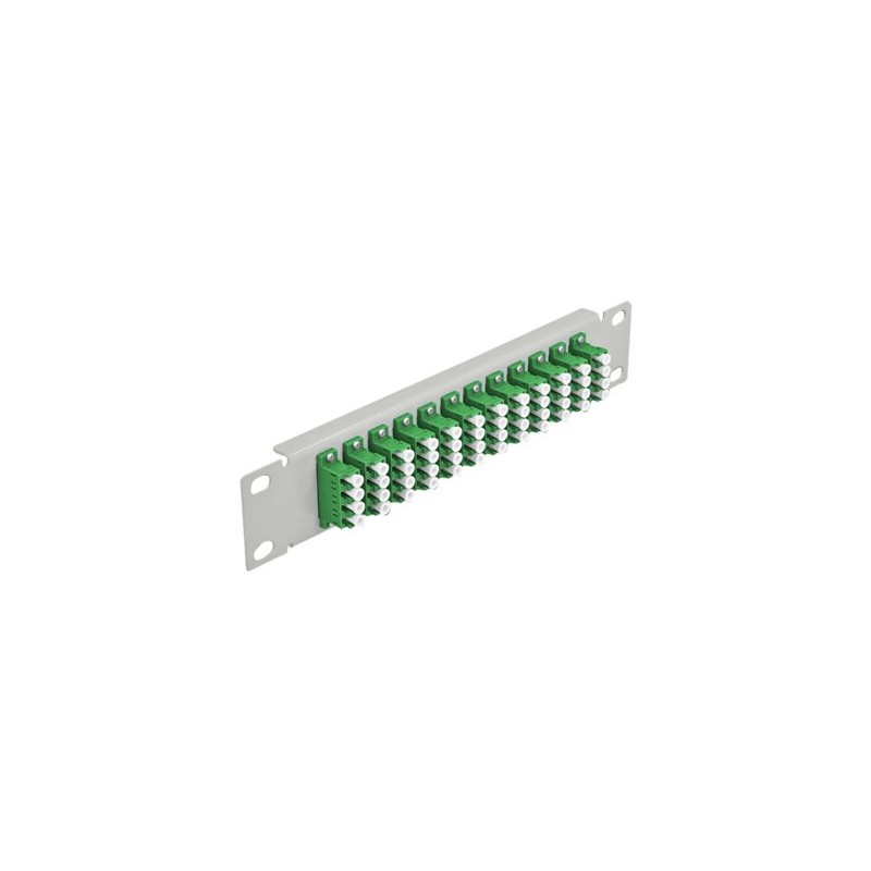 10 Fiber Optic Patch Panel 12 Port LC Q, 10 Fiber Optic Patch Panel 12 Port LC Q 66797