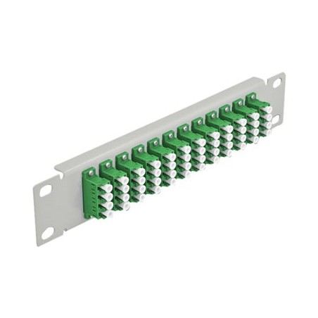 10 Fiber Optic Patch Panel 12 Port LC Q, 10 Fiber Optic Patch Panel 12 Port LC Q 66797