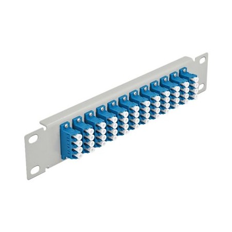 10 Fiber Optic Patch Panel 12 Port LC Q, 10 Fiber Optic Patch Panel 12 Port LC Q 66796