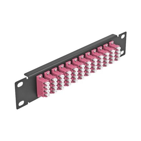 10 Fiber Optic Patch Panel 12 Port LC Q, 10 Fiber Optic Patch Panel 12 Port LC Q 66780
