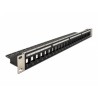 Delock - Propojovací panel - 1U - 19" - 24 porty