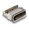 Delock - Napájecí / datový konektor - 24 pin USB-C (F) pájený - 100 V - 5 A - vodotesný (balení 10)