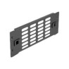 Delock - Panel do racku - s vetracími otvory, bez náradí - cerná - 2U - 10"