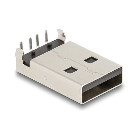 Delock - Konektor USB - USB (F) 90° PCB - 30 V - 1.5 A (balení 10) 66952