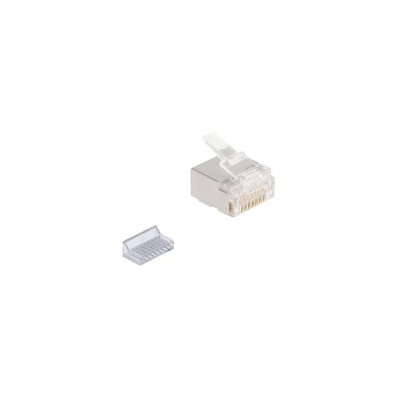 Delock - Sítový konektor - RJ-45 (M) - U/FTP - CAT 6a (balení 100)