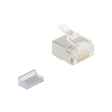 Delock - Sítový konektor - RJ-45 (M) - U/FTP - CAT 6a (balení 100)