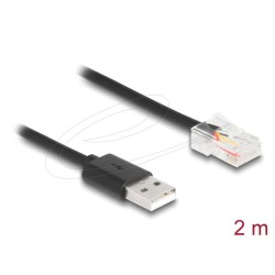 Delock - Sítový kabel - RJ-50 (M) do USB (M) - 2 m - cerná