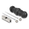 Delock - Sítový propojovací kabel - LSA do LSA - STP - CAT 6a - odolnost vuci prachu a vode (IP68) - cerná
