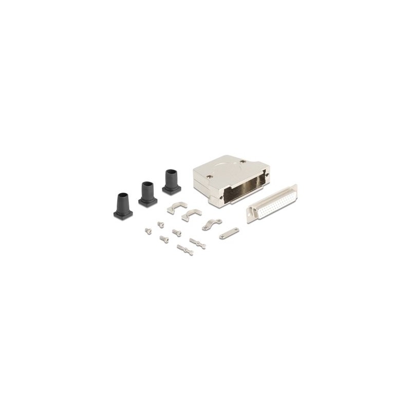 Delock - Serial connector - HD-50 (F) do 50 pájecích pinu - stríbrná