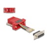 Delock - Sériový adaptér - 15 pin D-Sub (DB-15) (F) šroubovací do RJ-45 (8 pinu) (F) - individuálne priraditelné sériové