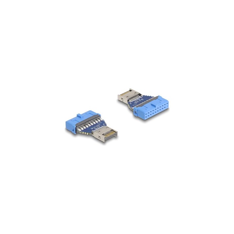 Delock - Interní adaptér USB - 19pinový USB header (F) do 20 pinový USB Typ E (M) Klíc A - up to 5 Gbps data transfer rate