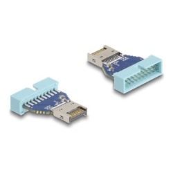 Delock - Interní adaptér USB - 19 pin USB 3.1 header (M) do 20 pinový USB Typ E (M) - rychlost prenosu dat až 10 Gbps