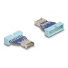 Delock - Interní adaptér USB - 19 pin USB 3.1 header (M) do 20 pinový USB Typ E (M) - rychlost prenosu dat až 10 Gbps