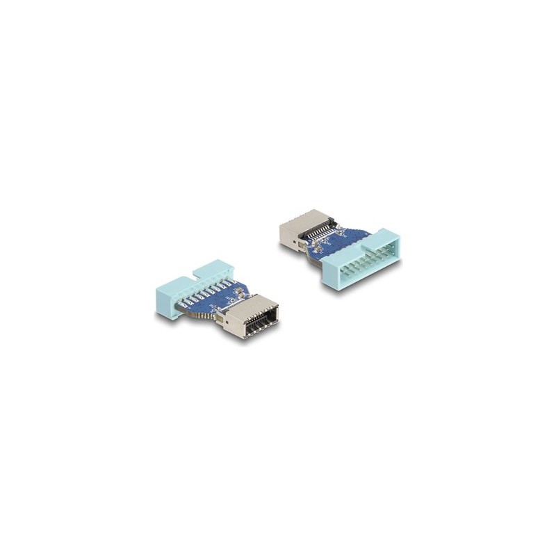 Delock - Interní adaptér USB - 19pinový USB header (M) do 20 pinový USB Typ E (F) Klíc A - up to 5 Gbps data transfer rate