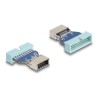 Delock - Interní adaptér USB - 19pinový USB header (M) do 20 pinový USB Typ E (F) Klíc A - up to 5 Gbps data transfer rate